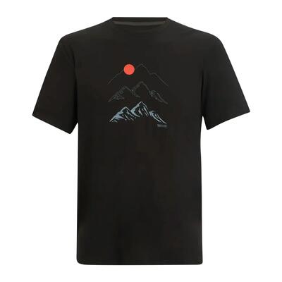 Heren fingal stretch t-shirt met korte mouwen en grafische print