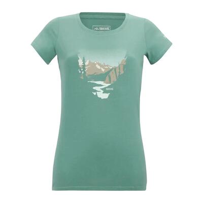 Dames t-shirt met korte mouwen en grafische print