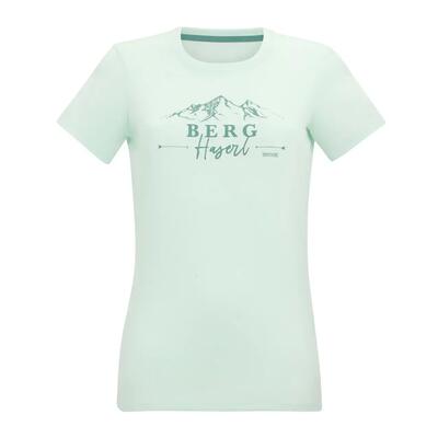 Dames fingal slogan t-shirt met korte mouwen