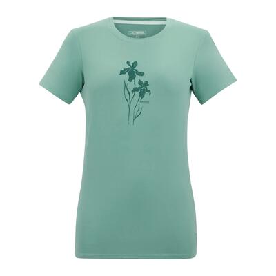 Dames fingal stretch t-shirt met korte mouwen en grafische print