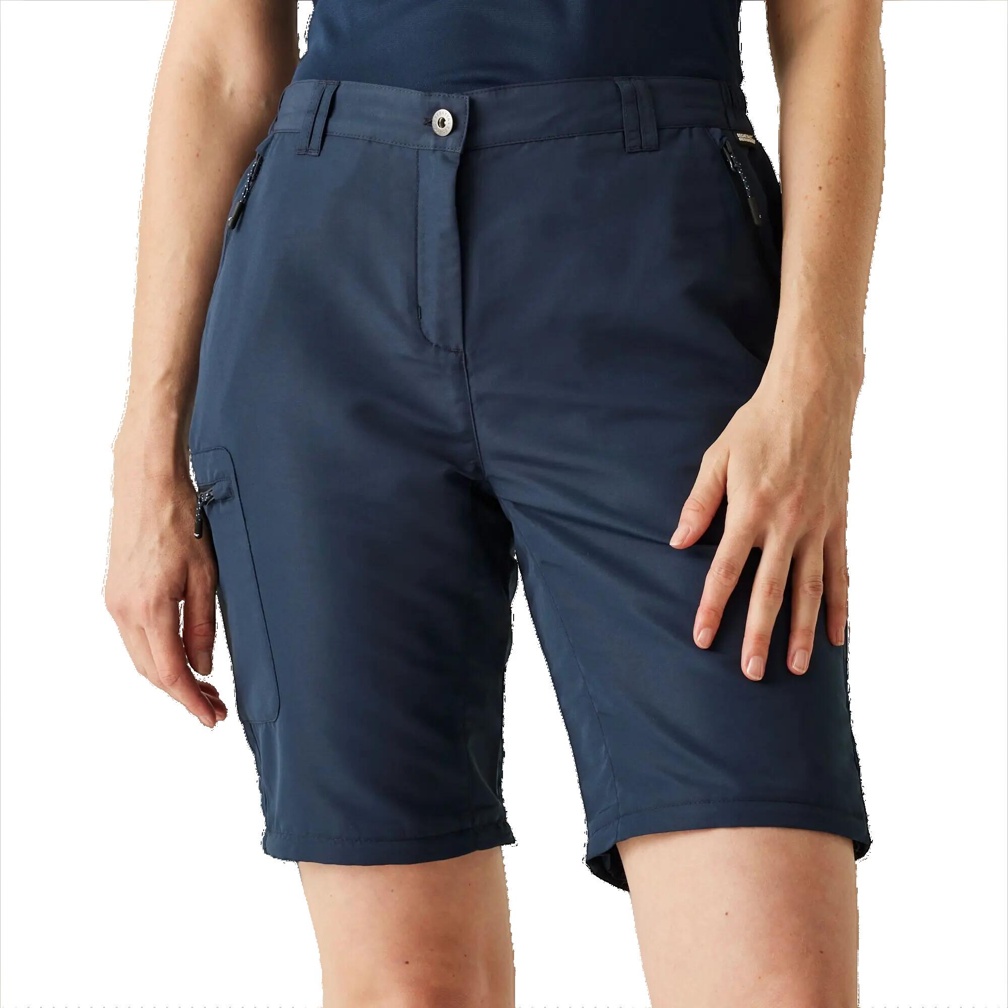 Pantalones impermeables con cremallera para mujer Regatta Chaska III 6/7