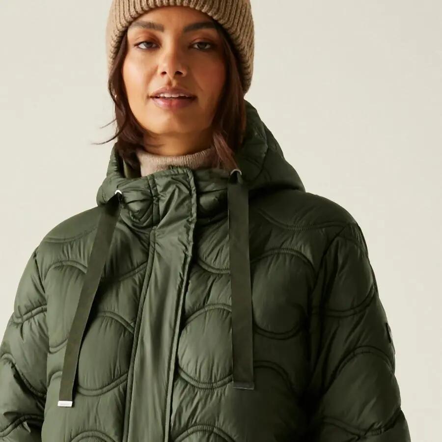 Piumino con cappuccio da donna Regatta Embrie 5/7