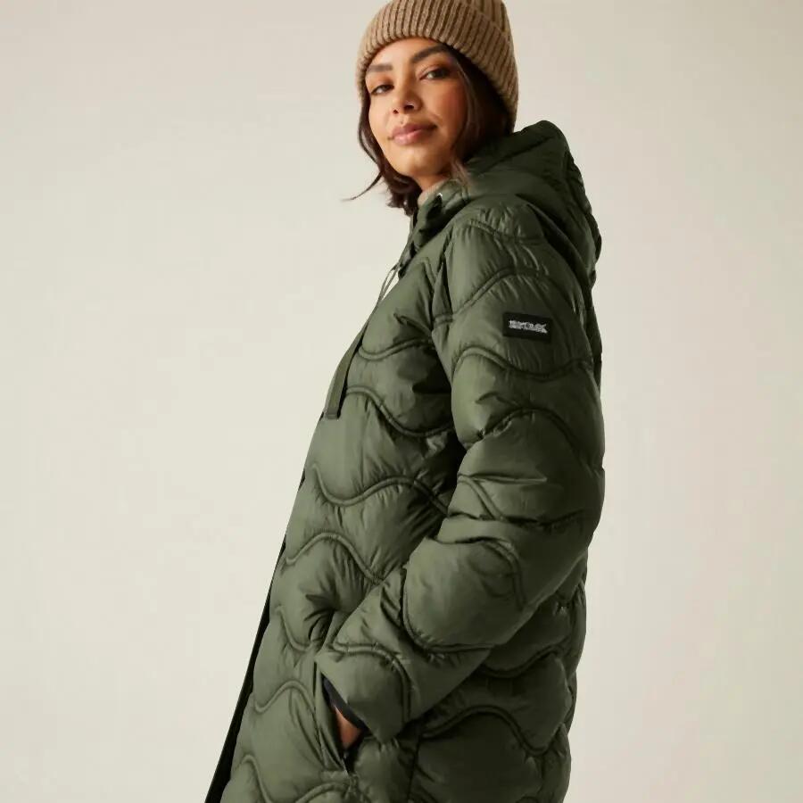 Piumino con cappuccio da donna Regatta Embrie 4/7