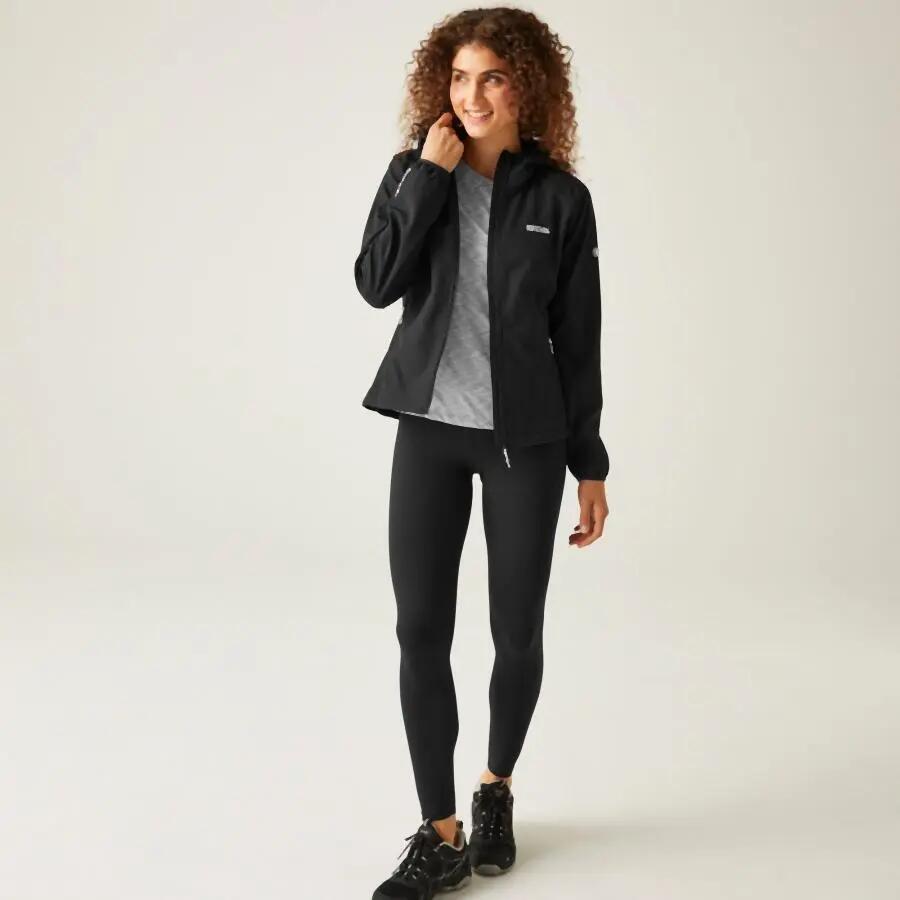 Felpa softshell da donna con cappuccio Regatta Arec III 5/7