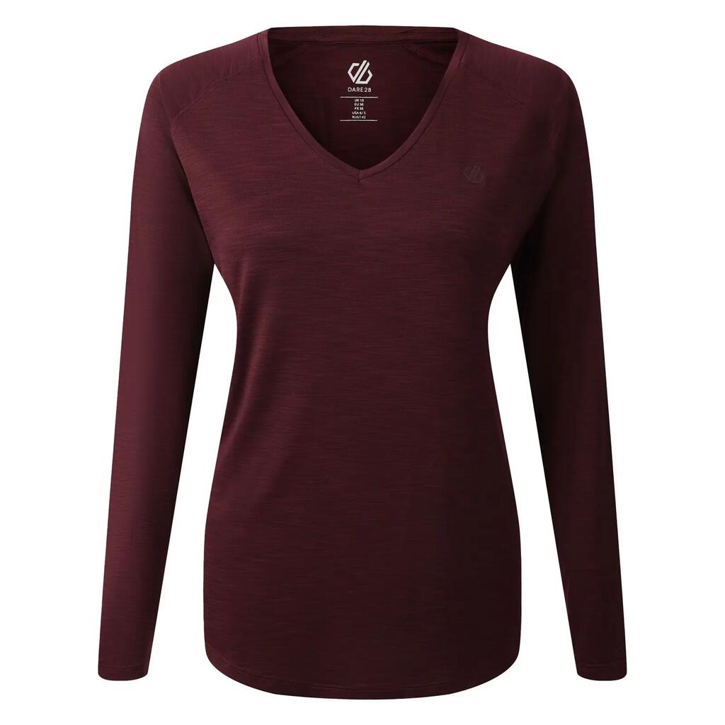 Women's long sleeve V-neck top Dare 2B Discern