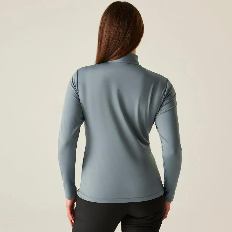 Sous maillot stretch 1/2 zip femme Dare 2B Lowline II 2/7