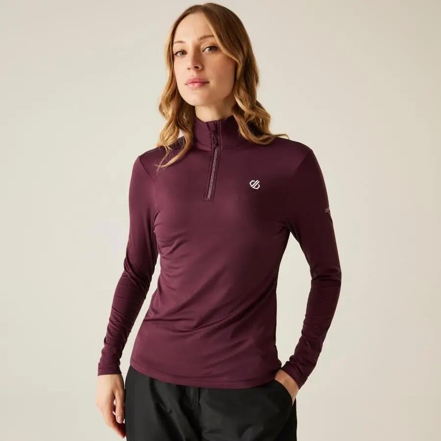 Sous maillot stretch 1/2 zip femme Dare 2B Lowline II 3/7