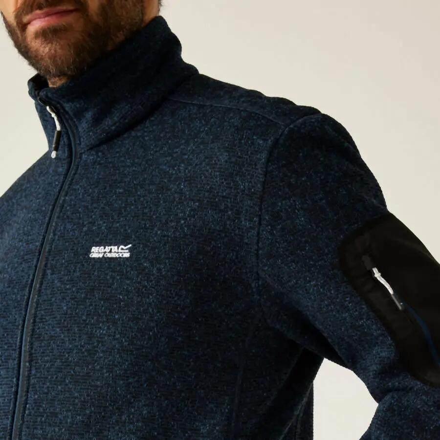 Newhill Wärmendes Stretch-Fleece mit durchgehendem Reißverschluss für Herren 3/7