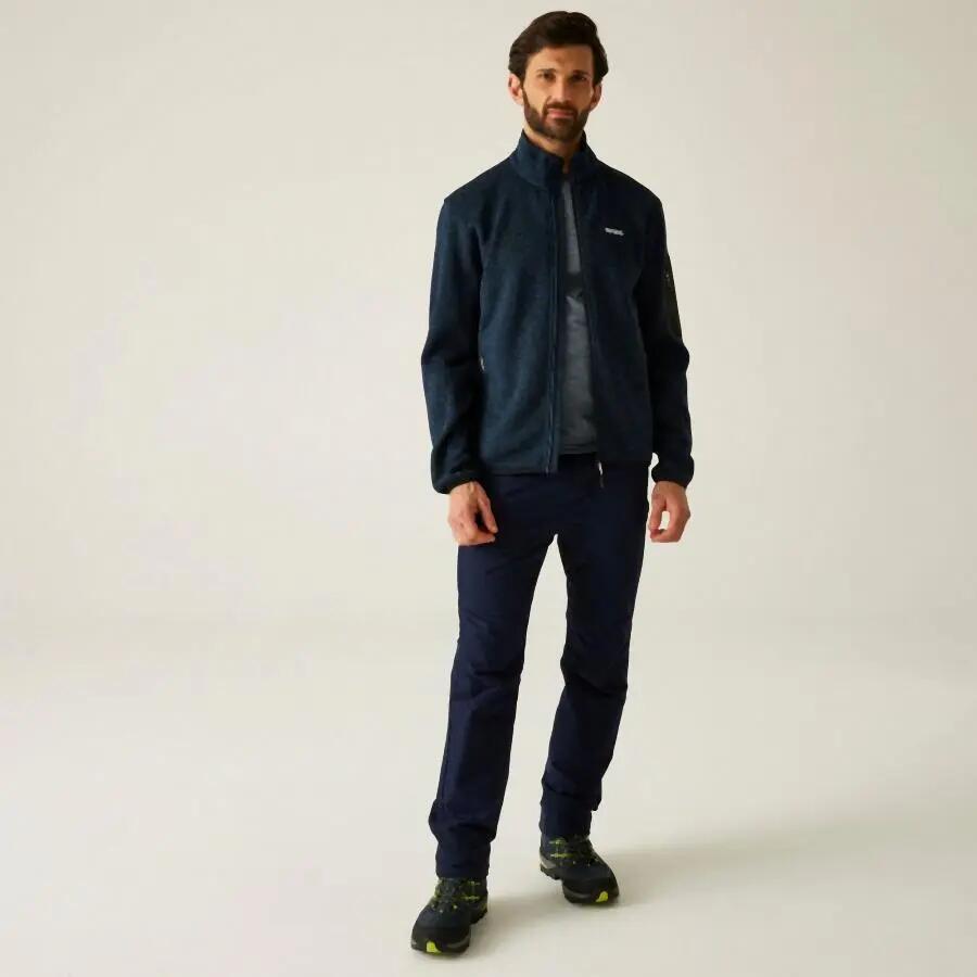 Newhill Wärmendes Stretch-Fleece mit durchgehendem Reißverschluss für Herren 2/7