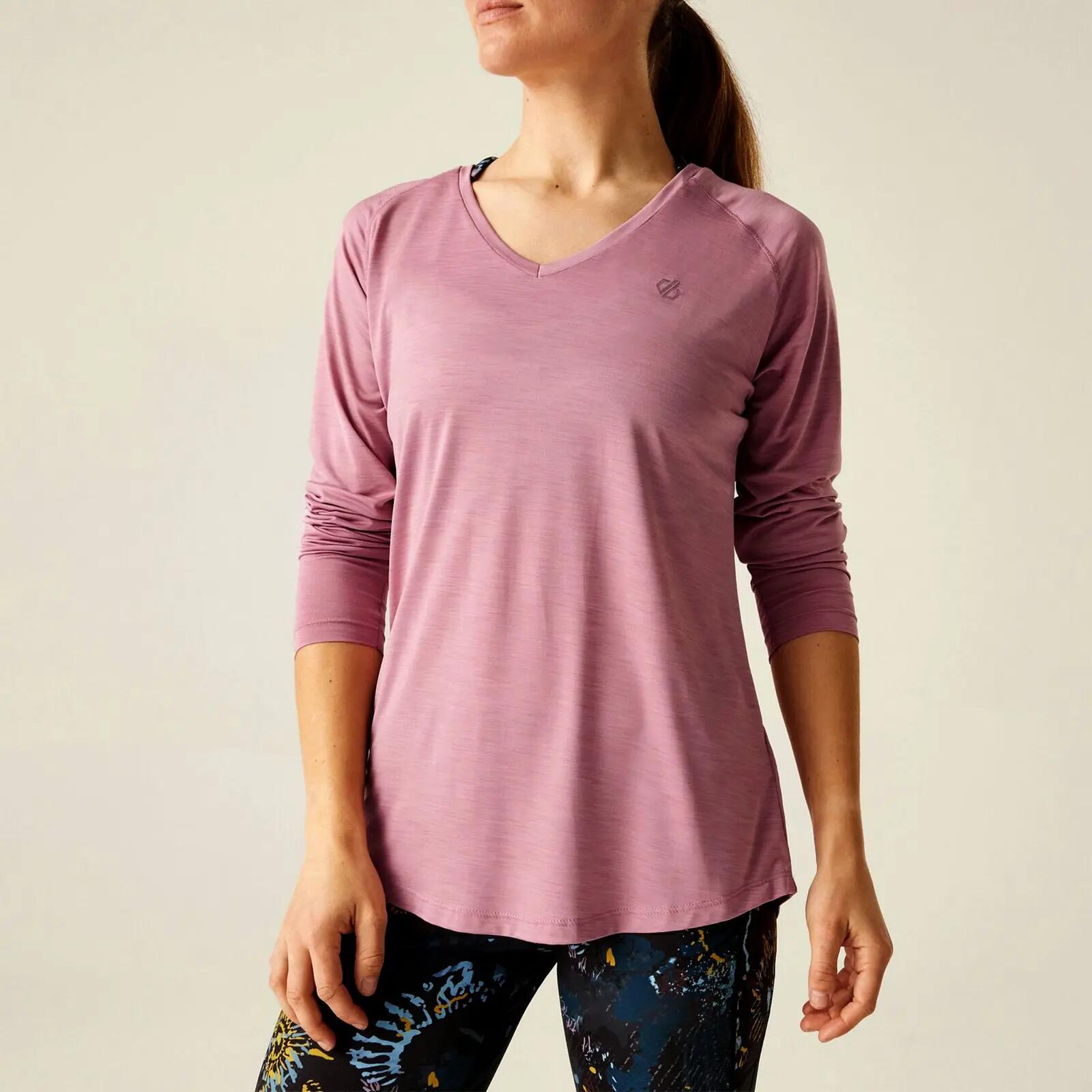 V-hals lange mouwen dames shirt Dare 2B Discern 3/7