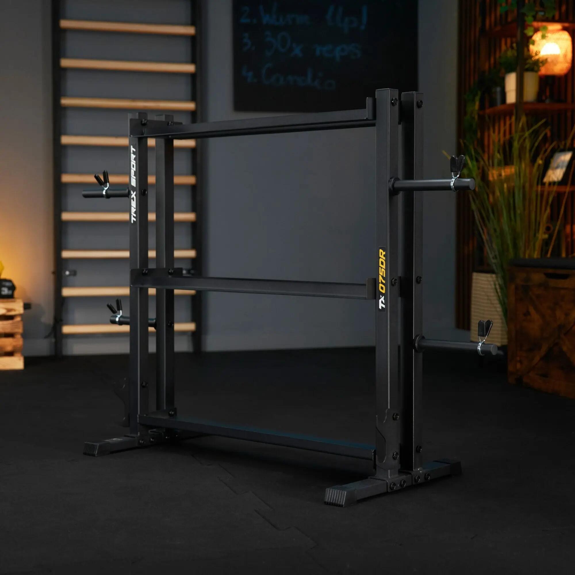 Soporte para mancuernas discos y barras Trex Sport TX-075DR 690 kg 6/7