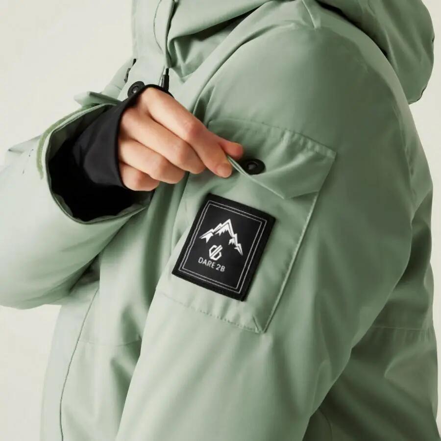 Gevulde Jas Hiking Dames Waterdicht Ademend 7/8