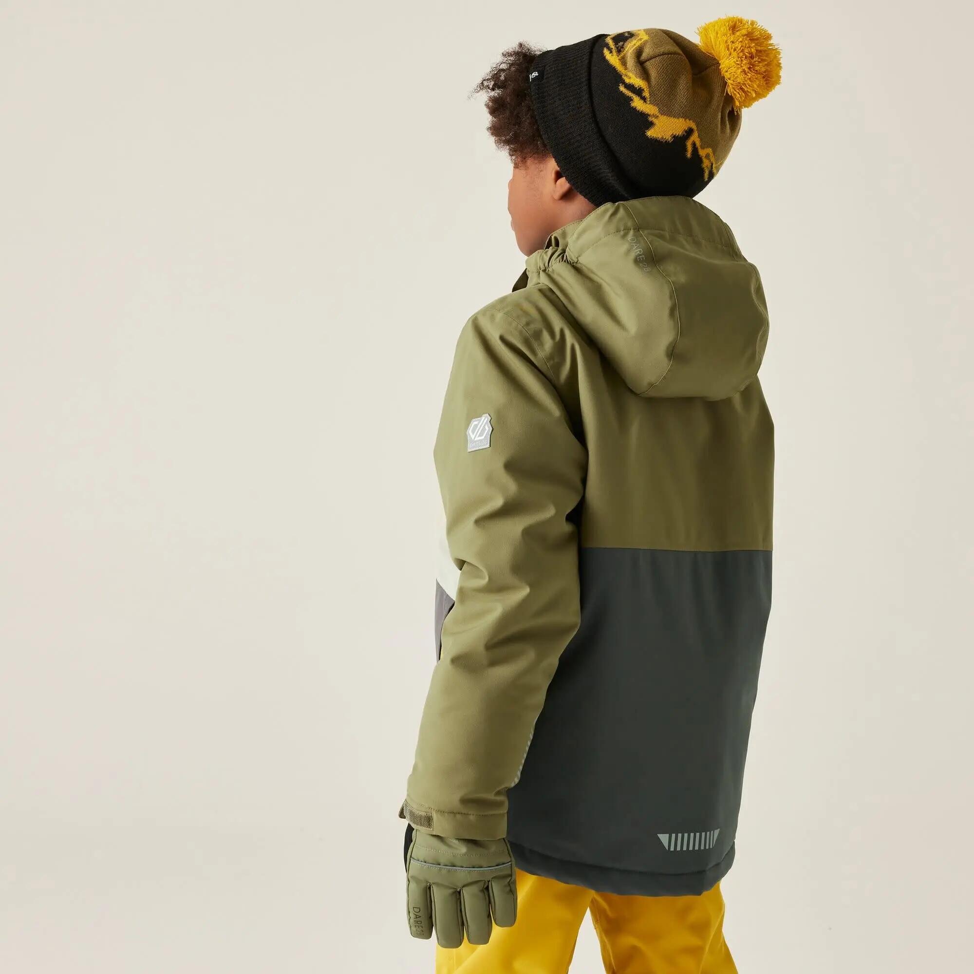 Giacca montagna bambini Send It! Jacket K - kaki 5/8