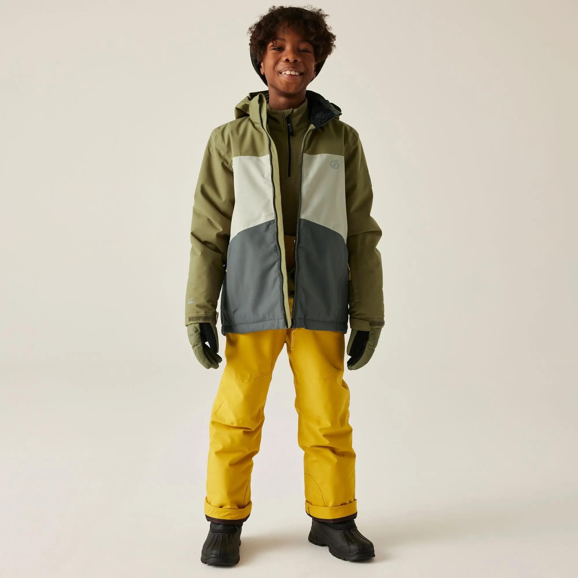 Giacca montagna bambini Send It! Jacket K - kaki 4/8