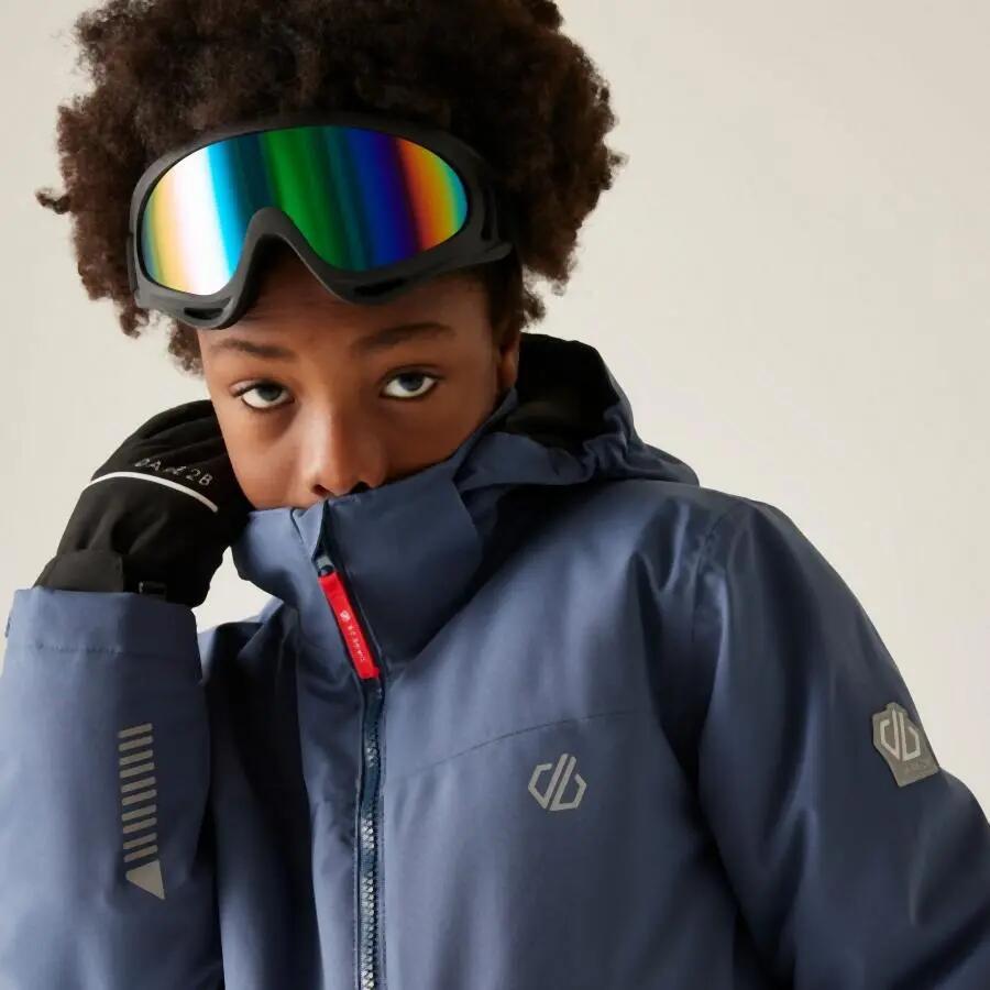 Chaqueta de esquí impermeable, transpirable y aislante Send It! para niños 7/7