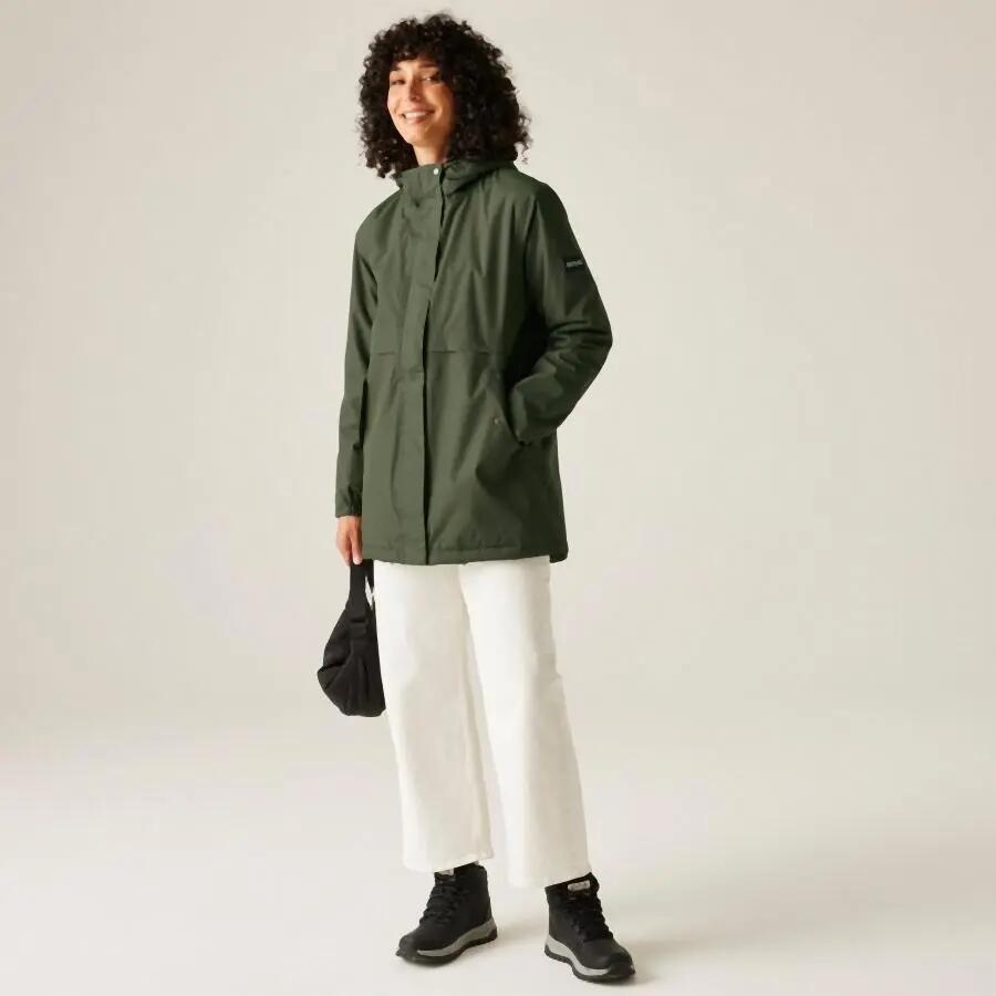 Womens Brielly Waterproof Breathable Insulated Hooded Jacket