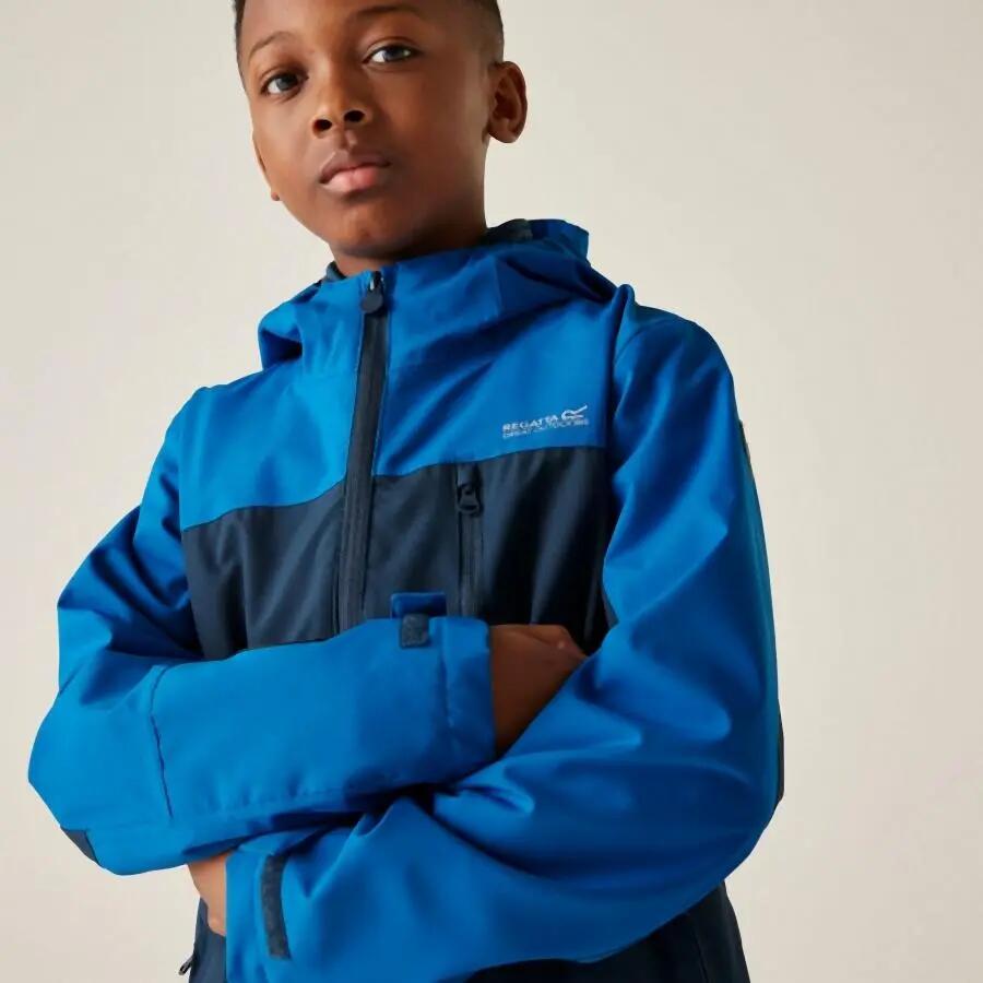 Trekktain 3-in-1 rekbare ademende waterdichte jas voor kinderen 3/7