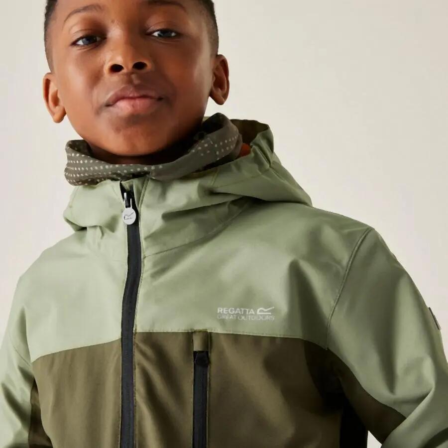 Chaqueta impermeable, transpirable y elástica 3 en 1 Trekktain para niños 3/7