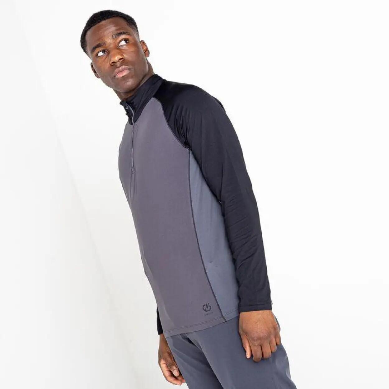 DARE 2B Dare2b Pullys Fuser1/4ZipCoreSt  Hommes EbonyG/Black 4/7
