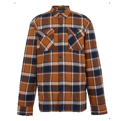 Spennith shacket shirt met fleece-voering voor heren