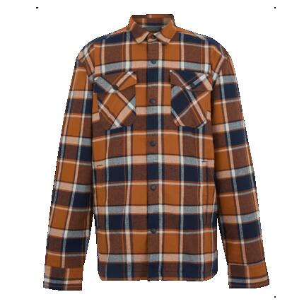 Chemise shacket pour homme Spennith, doublée en polaire
