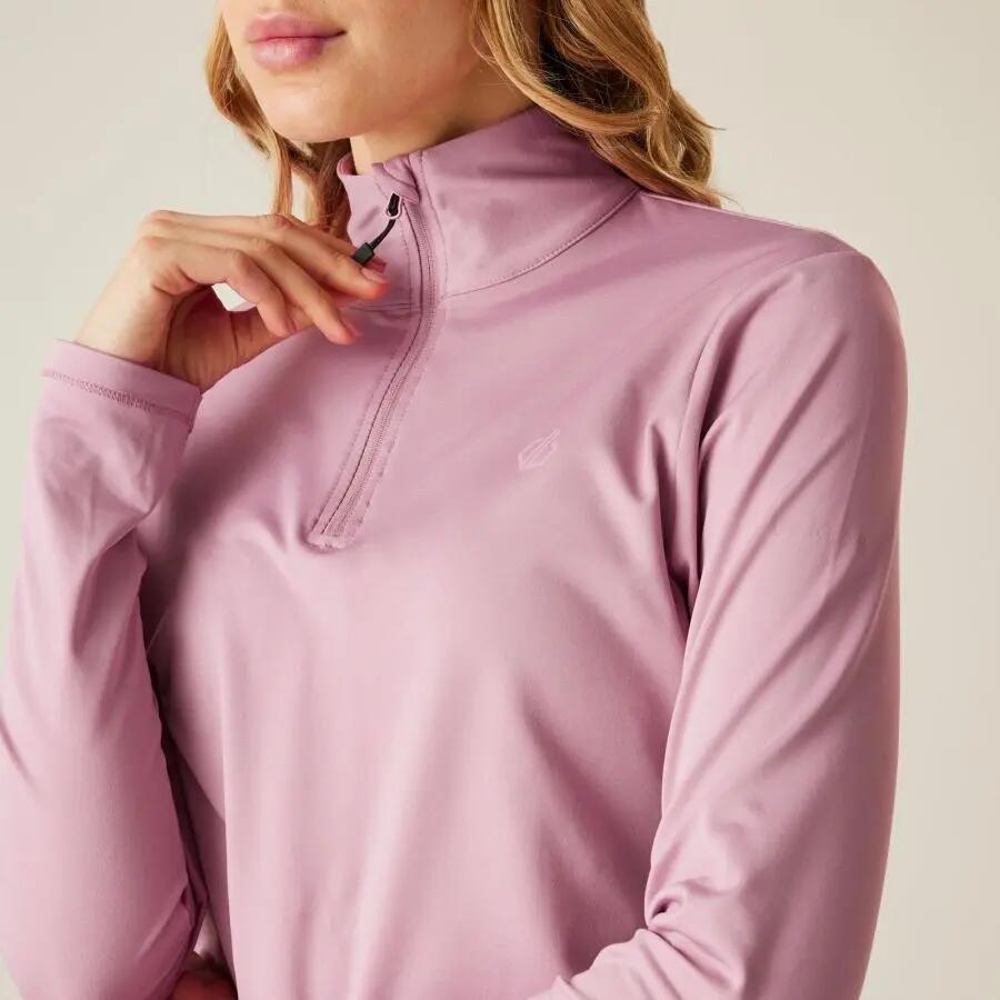 Pullover Sweat Fleece Ski Dames Midlayer Lowline II 2/7