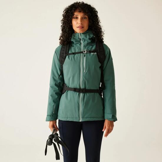 Veste Chaude Imperméable Regatta "Womens Highton Stretch Padded Jacket" Vert 38