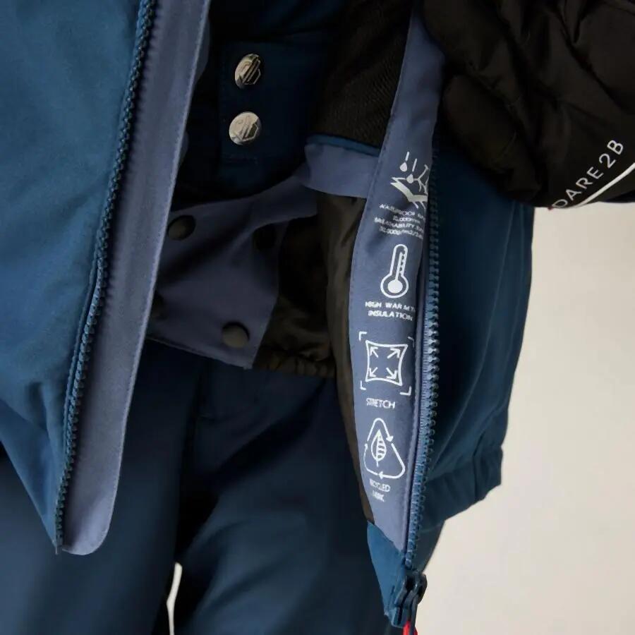 Chaqueta de esquí impermeable, transpirable y aislante Send It! para niños 6/7
