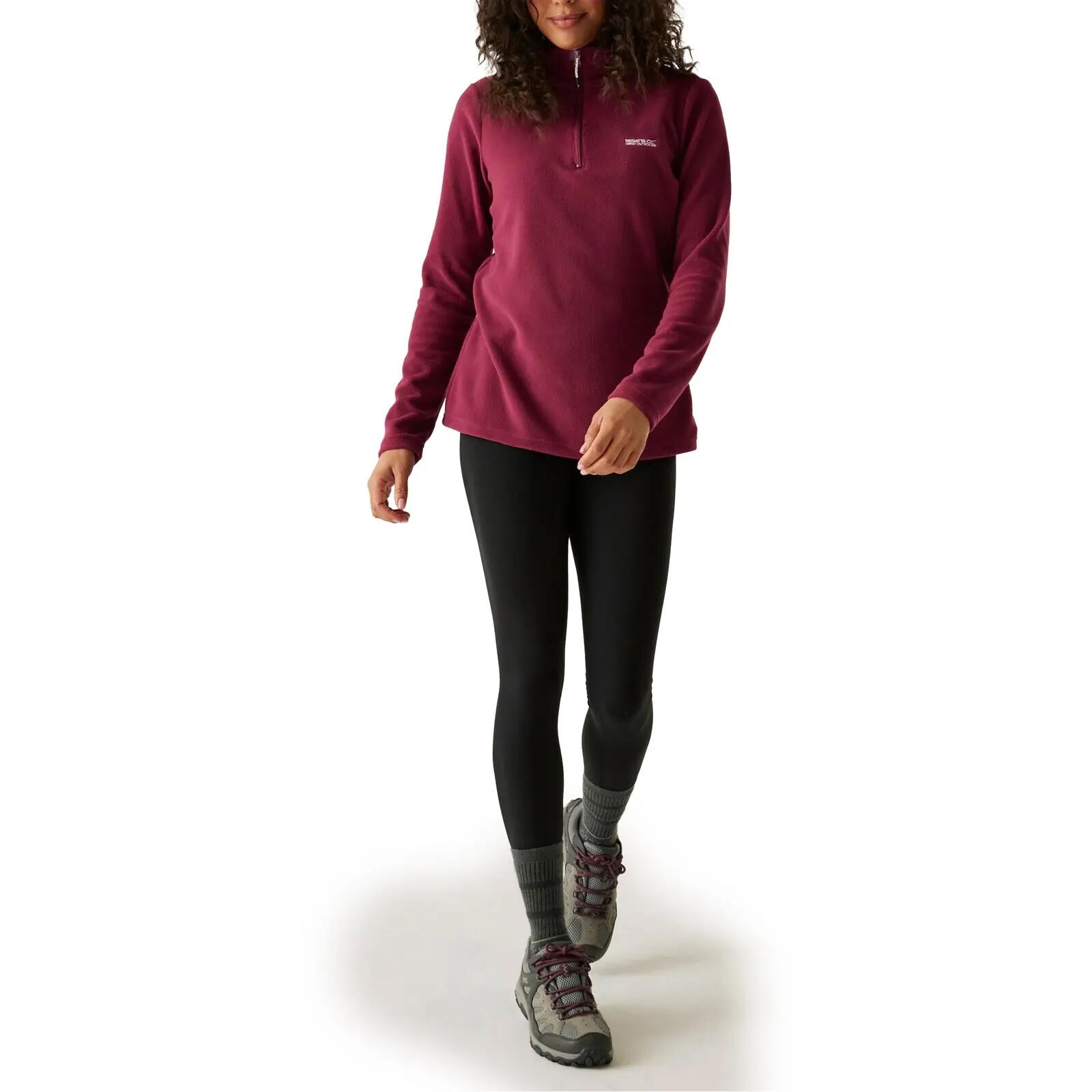 Fleecepullover wärmend weich Damen - Halfzip Sweethart 5/7