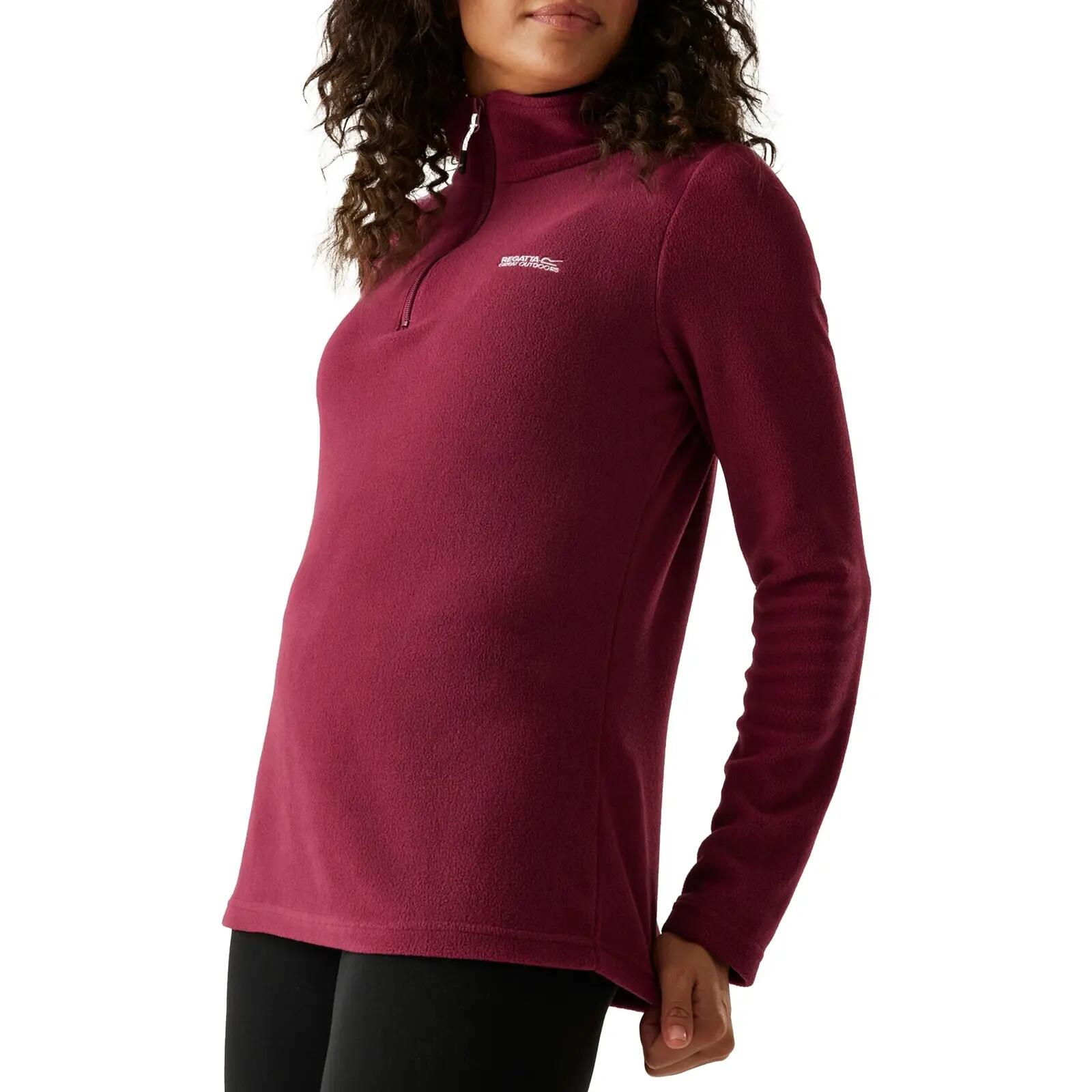 Fleecepullover wärmend weich Damen - Halfzip Sweethart 2/7