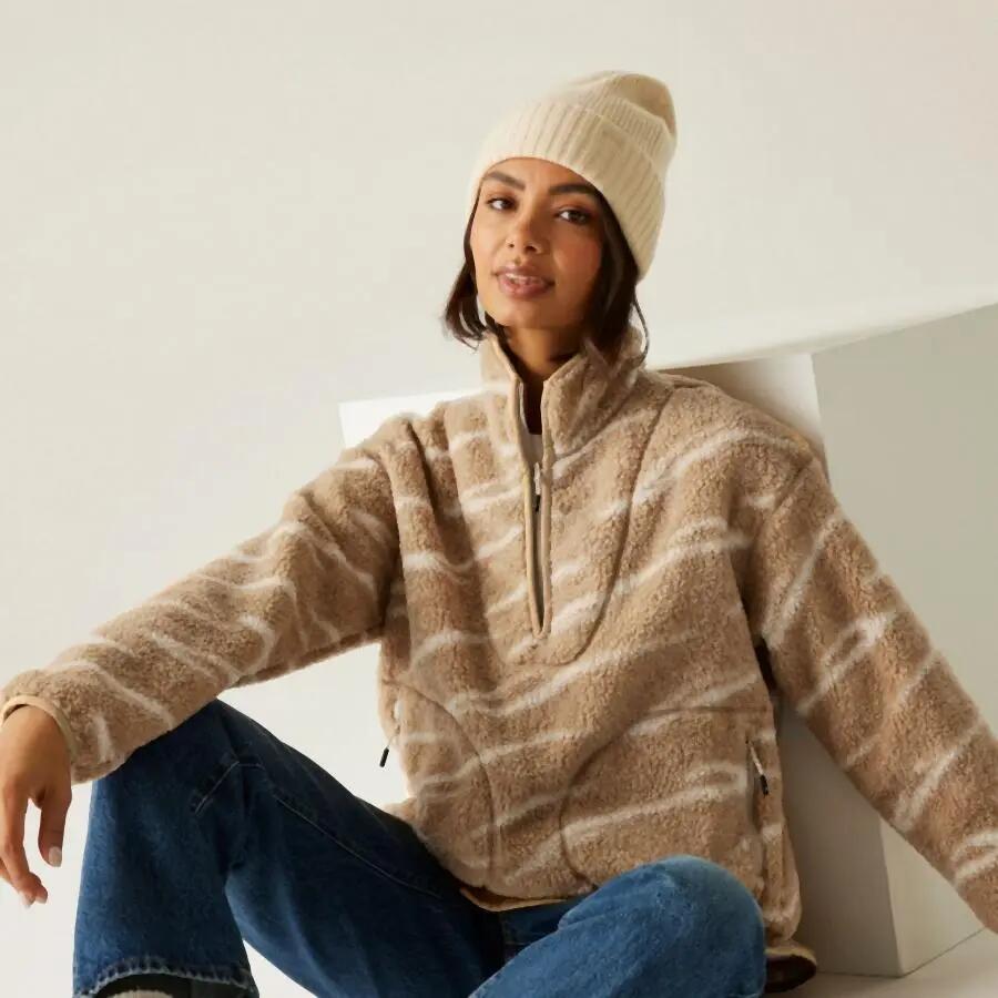 Pile donna con mezza zip Regatta Frankie Borg 4/7