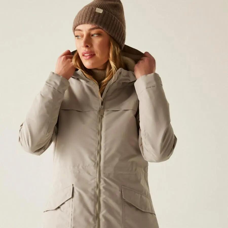 Chubasquero senderismo mujer impermeable insulated Regatta Romine II 3/7
