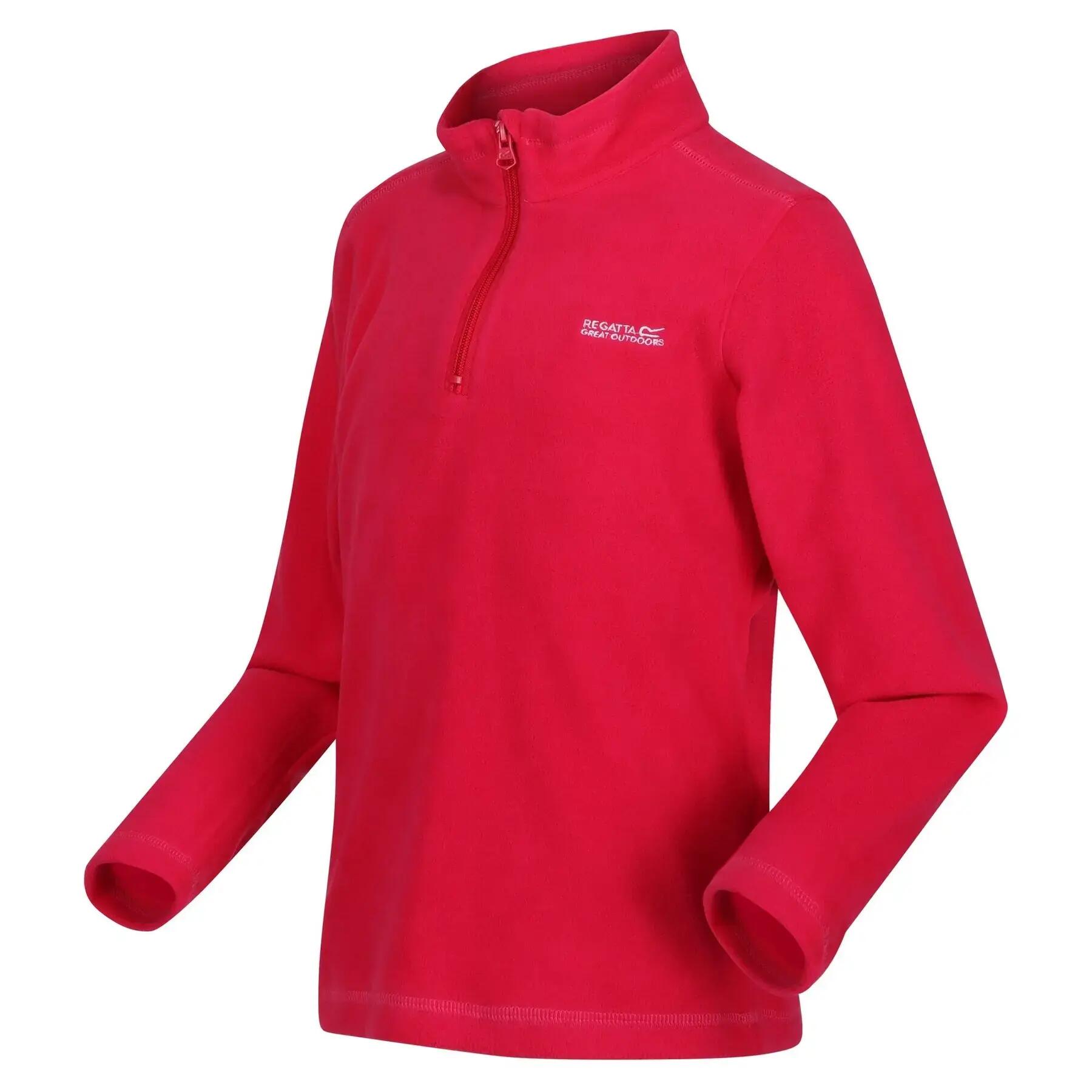 Pile mezza zip per bambini Regatta Hot Shot II 2/7
