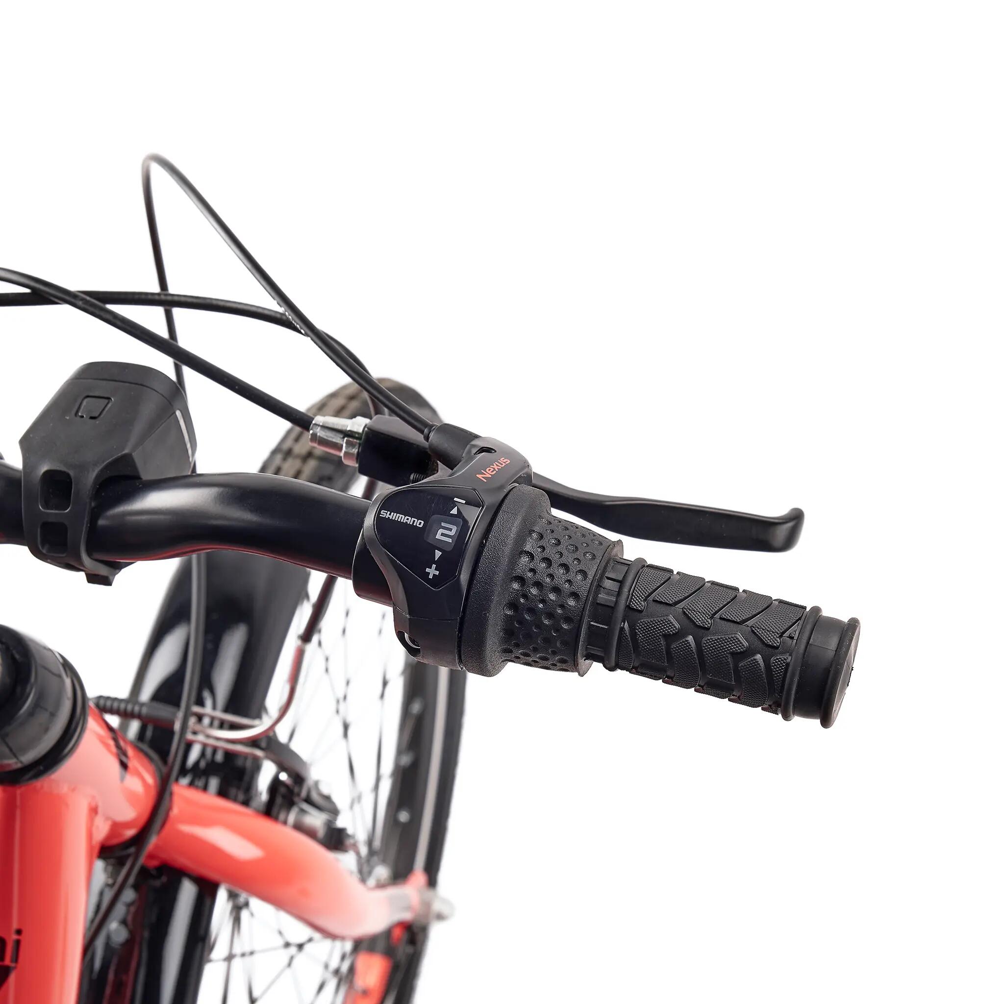 Kinderfiets voor meisjes SCOOL chiX-N3-3 versnellingen-Coral-Dark-Red-Terugtrapr 5/7