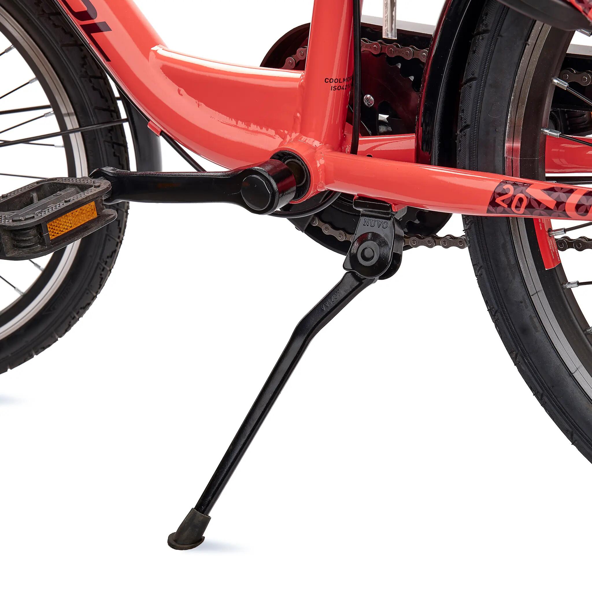 Kinderfiets voor meisjes SCOOL chiX-N3-3 versnellingen-Coral-Dark-Red-Terugtrapr 4/7