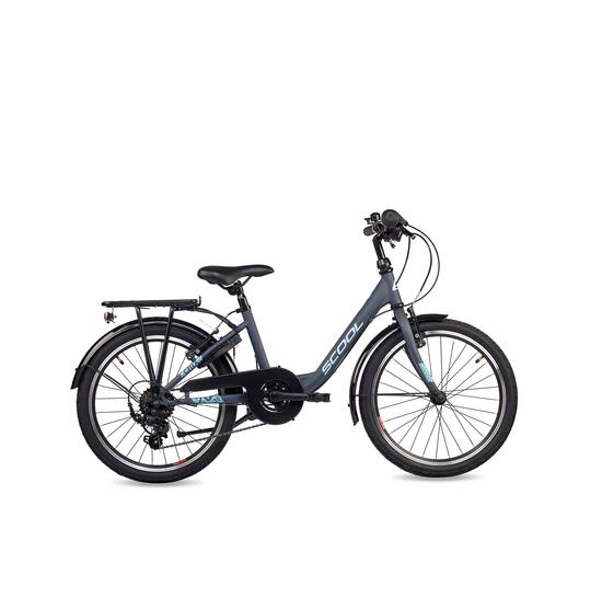 Kinderfiets voor meisjes SCOOL chiX K6 met 6 versnellingen en derailleur