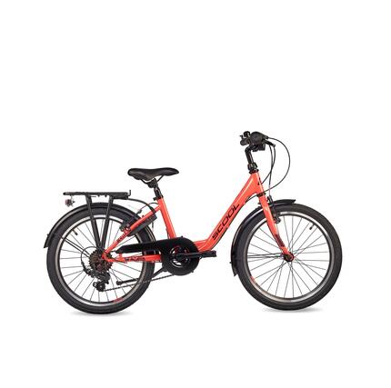 chiX, 20 Zoll Kinderfahrrad, 6-Gang, Rot/Weiß, 115–130 cm, 6–9 Jahre