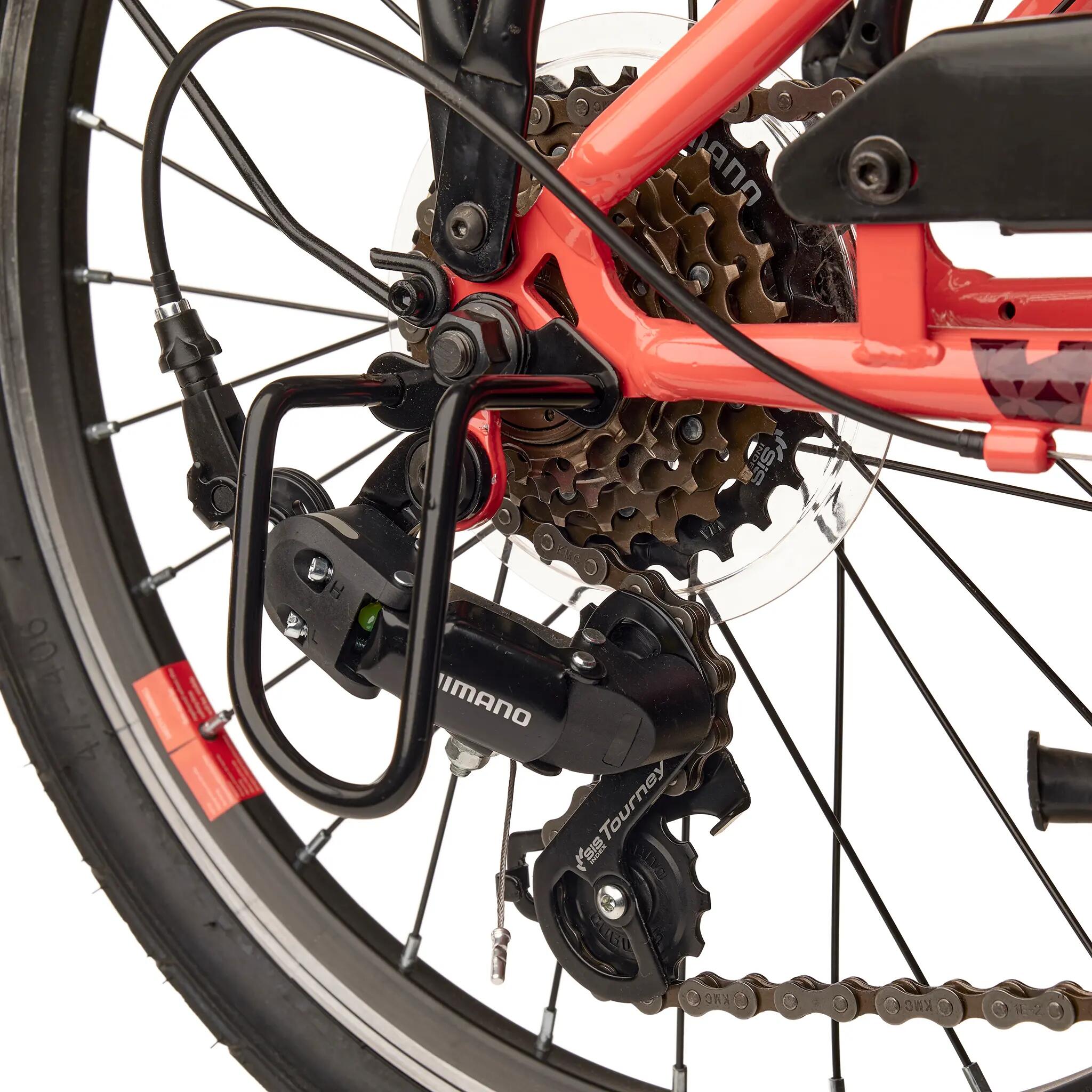 Kinderfiets voor meisjes SCOOL chiX K6 met 6 versnellingen en derailleur 3/7