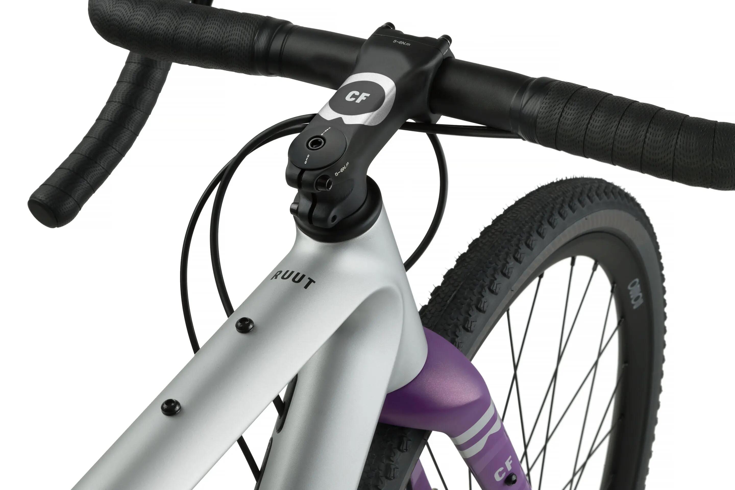 Rondo - Ruut CF2 Gravelbike - Silver/Purple 6/7