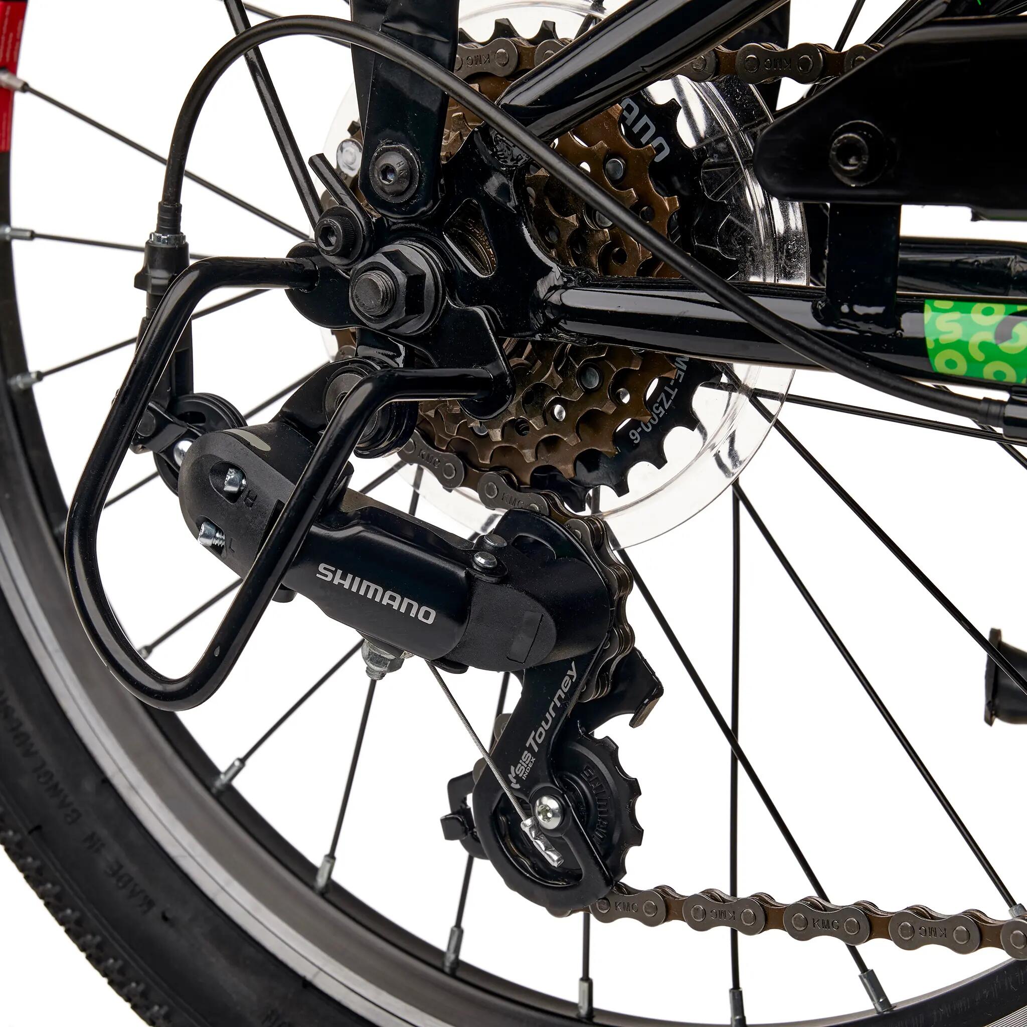 Kinderfiets Unisex SCOOL troX K6 6 versnellingen derailleur sportief 3/7