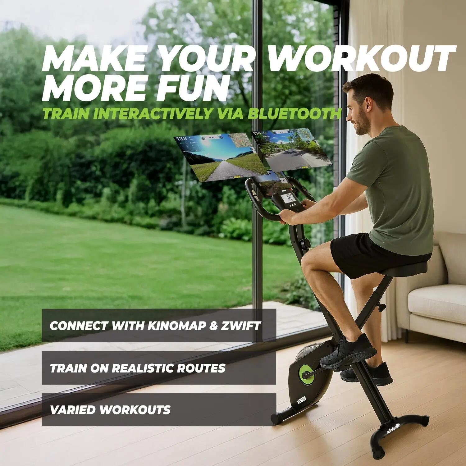 Vélo d'exercice pliable XB100i 4/8