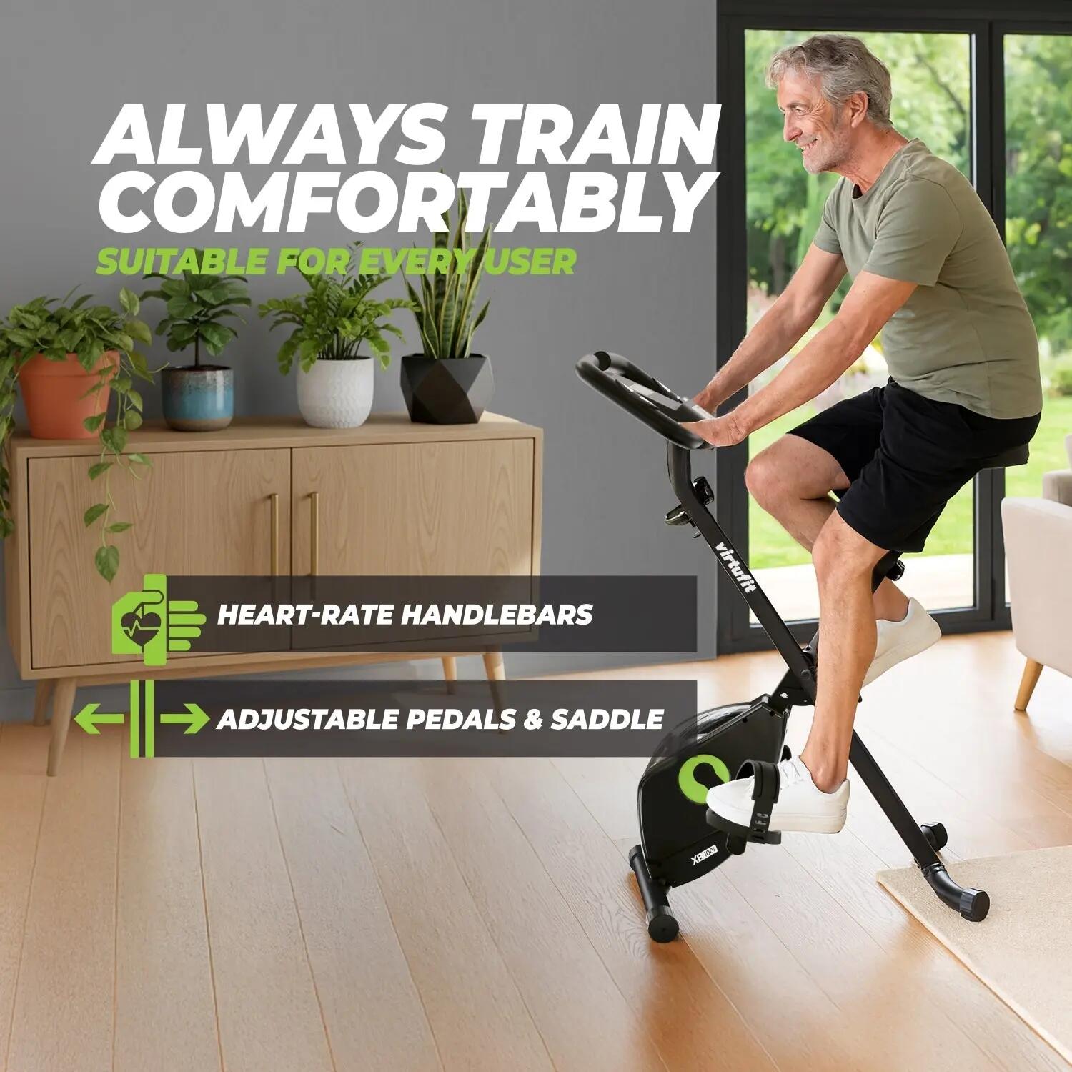 Vélo d'exercice pliable XB100i 3/8