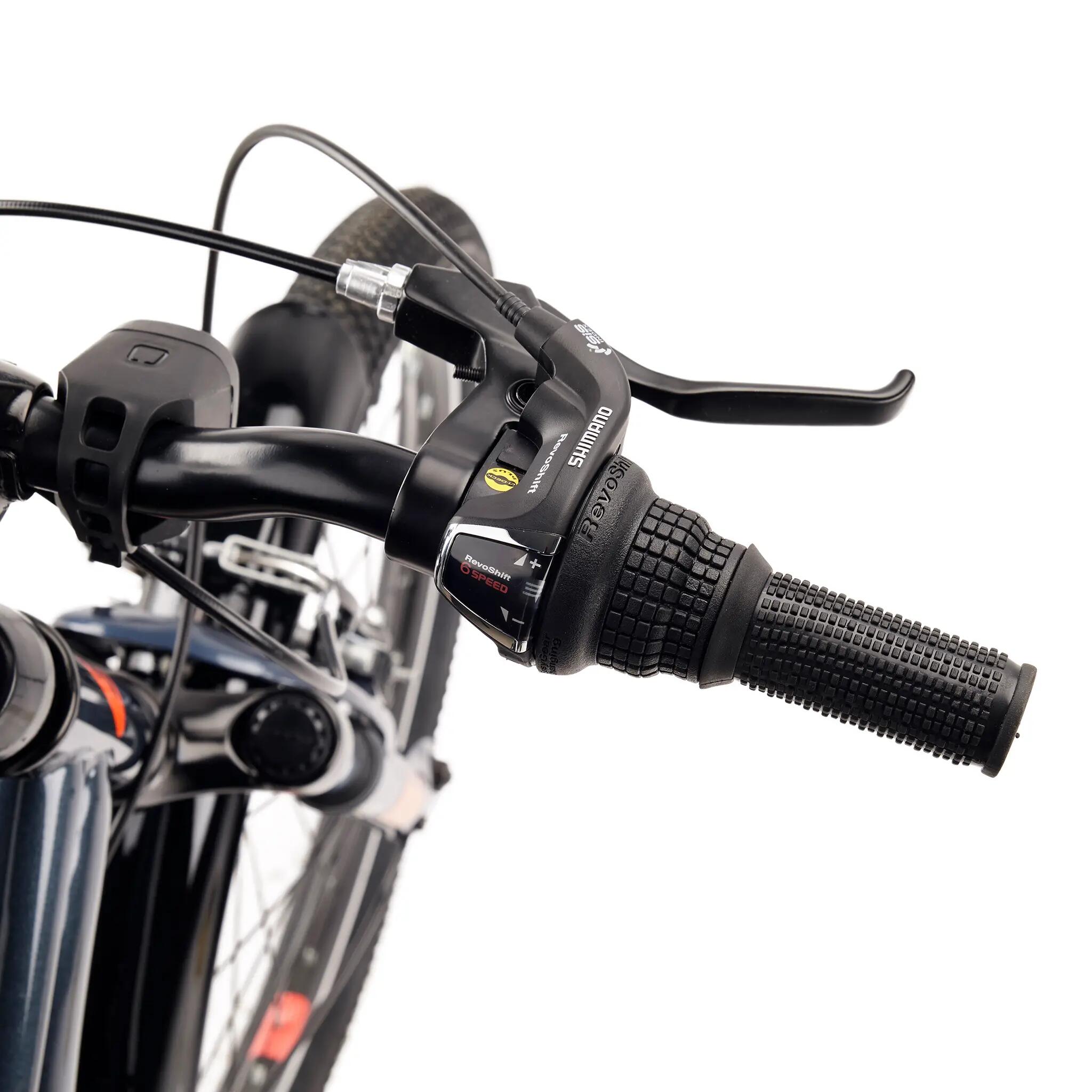 troX, 20 Zoll Kinderfahrrad, 6-Gang, Dunkelgrau/Orange, 115–135 cm 6/8