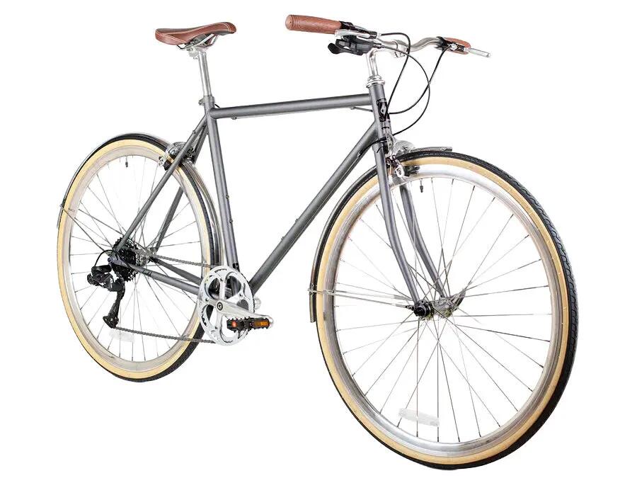 6KU - Odyssey 8SP City Bike - brandford silver 2/6