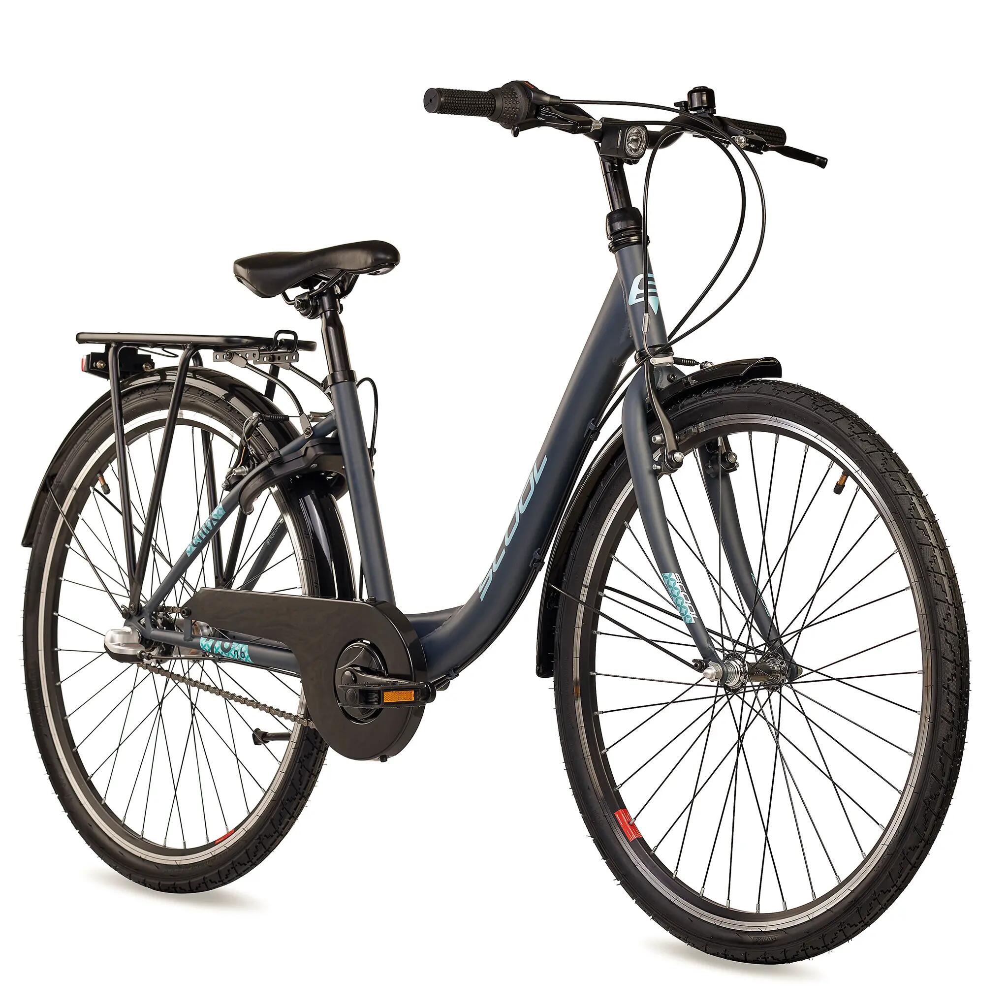 chiX 26, Kinderfahrrad, 3-Gang, Dunkelgrau/Türkis, 140–160 cm 2/8