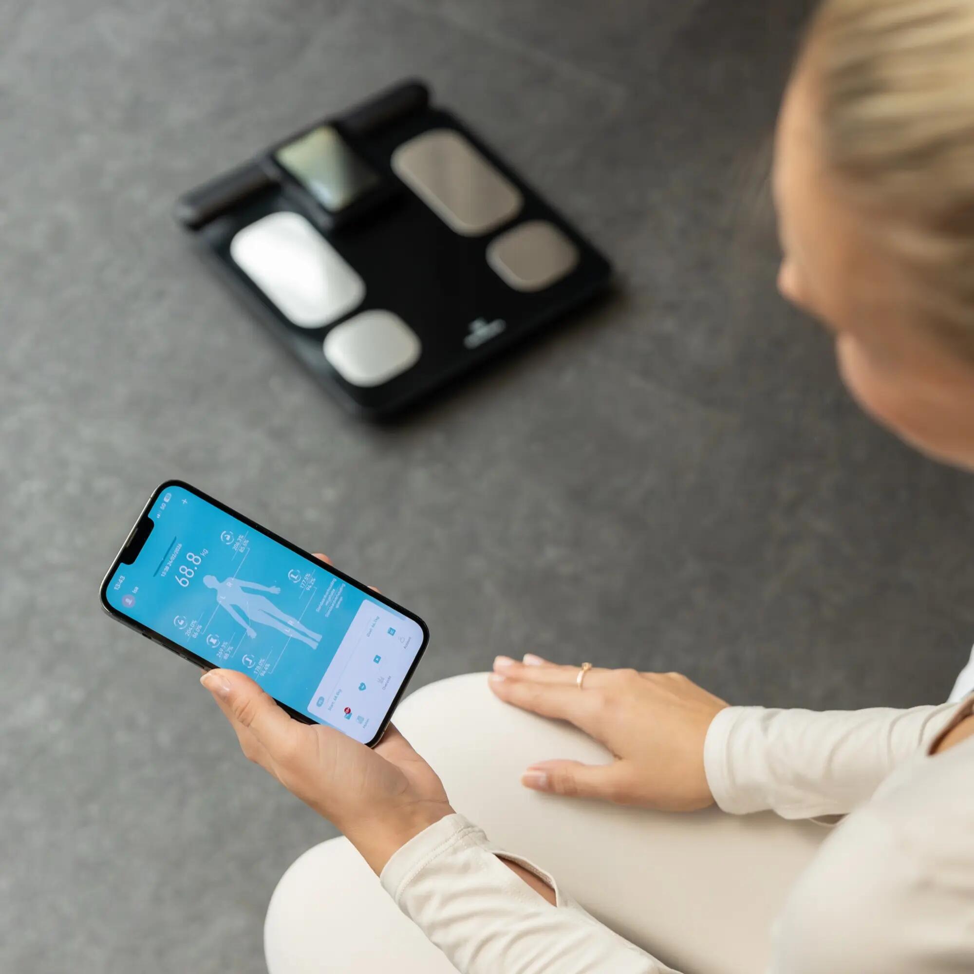 Pèse-personne Connecté Analyse Corporelle 8 Électrodes Bluetooth Sacoma Ultra 5/8