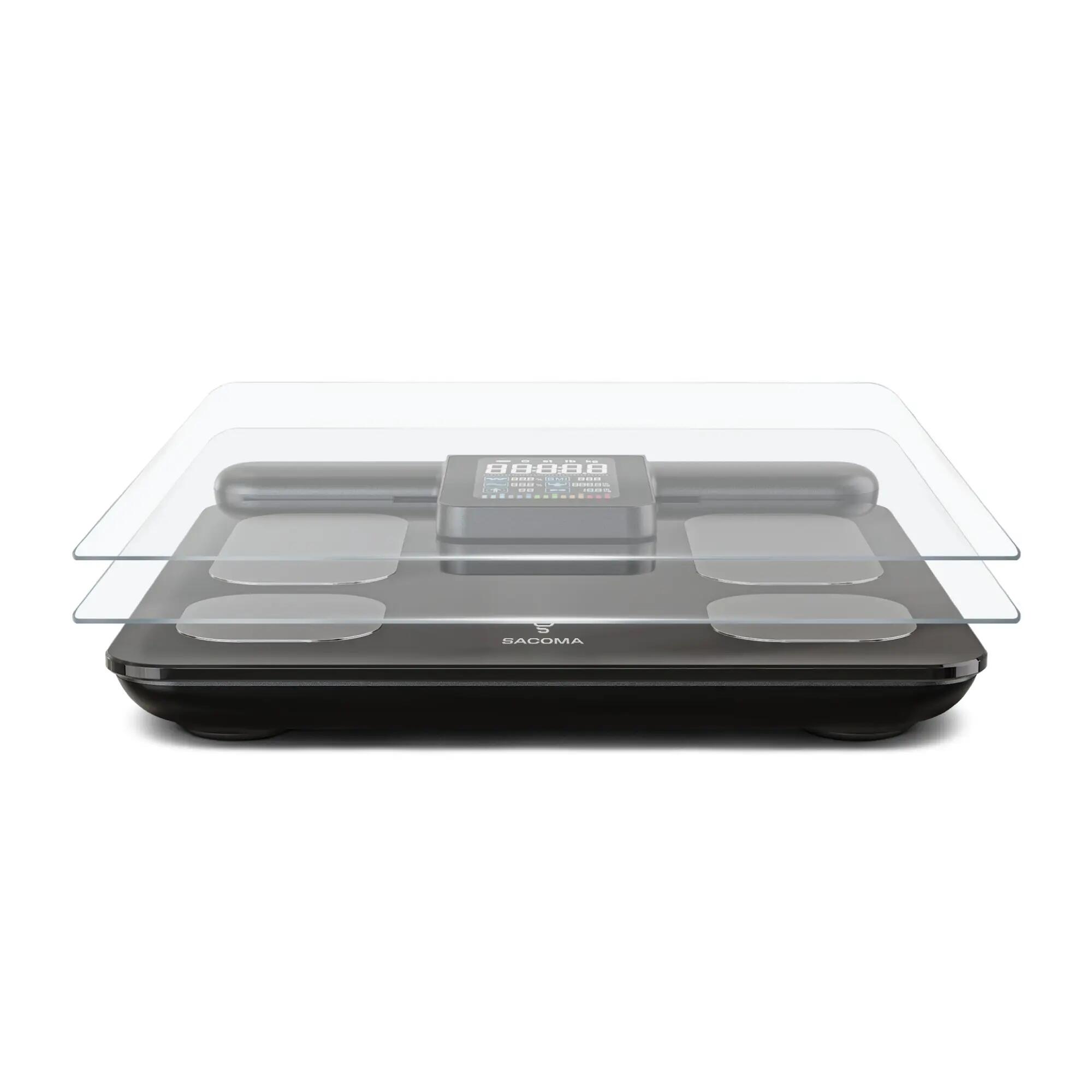 Pèse-personne Connecté Analyse Corporelle 8 Électrodes Bluetooth Sacoma Ultra 3/8