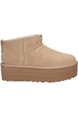 Schoenen - casual - dames - mini platform boots - classic ultra - sand