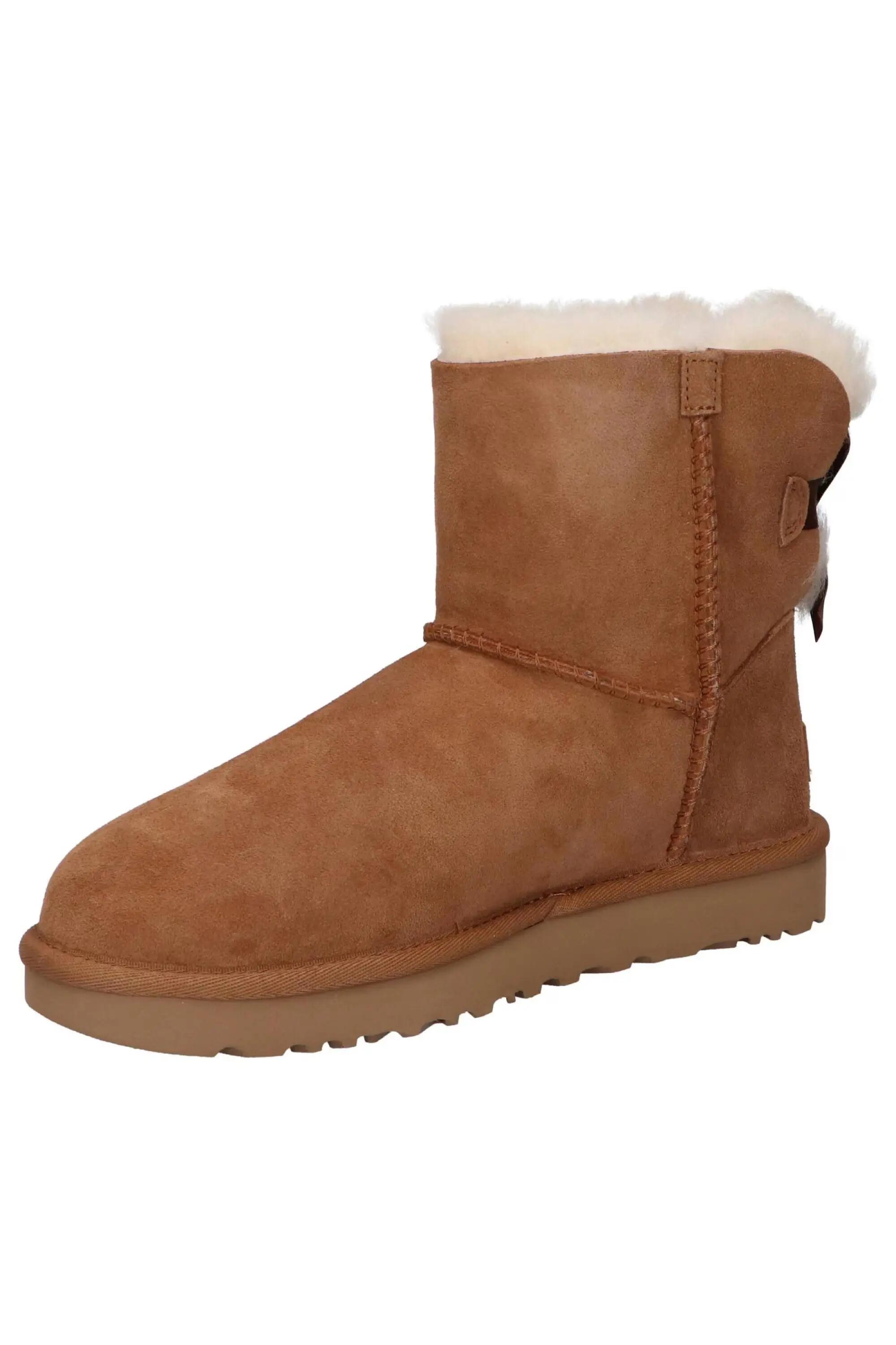 Buty damskie śniegowce UGG Mini Bailey Bow II - 1016501-CHE 3/6
