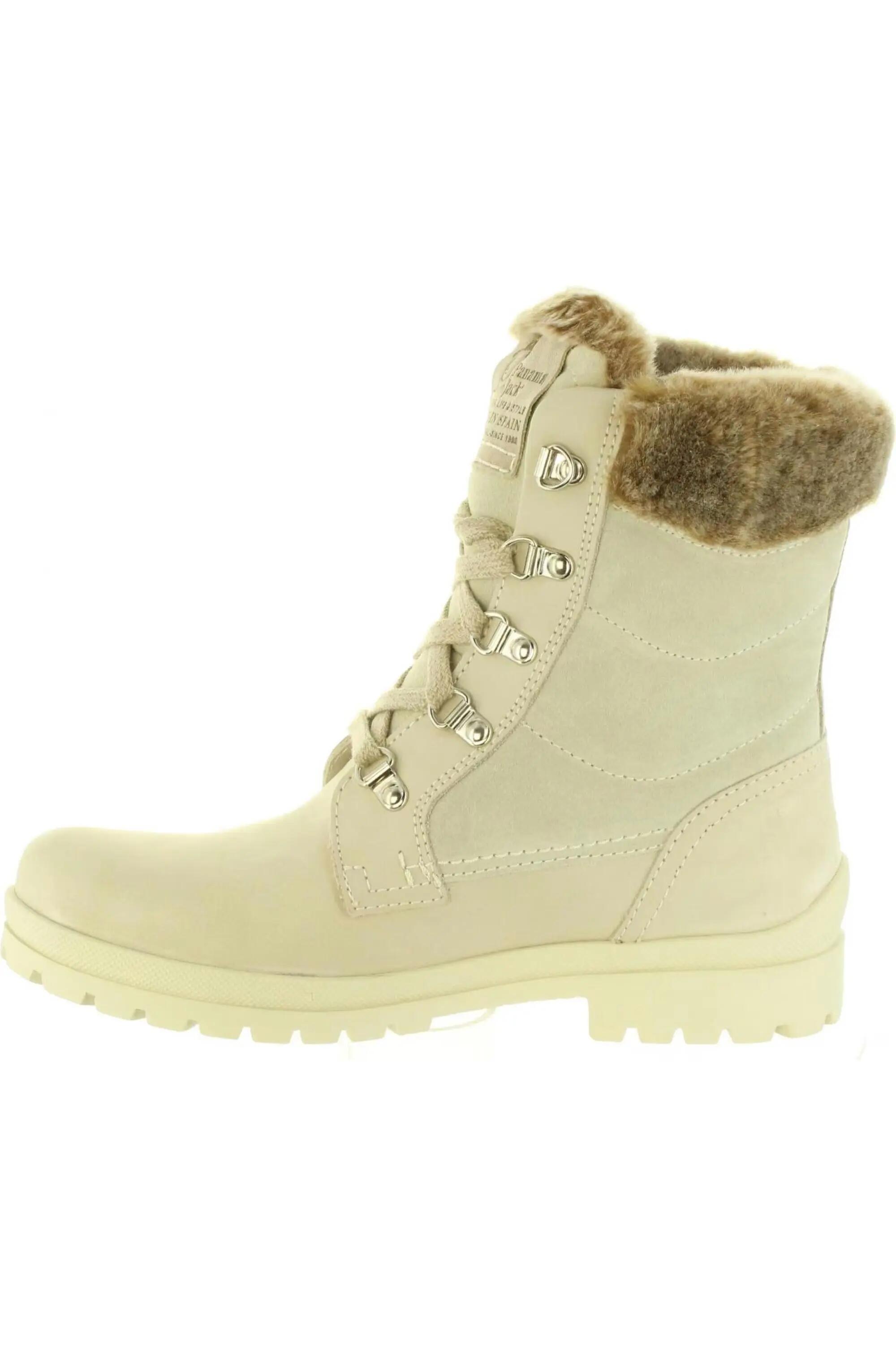 BOTTE Media FEMME Panama Jack Tuscani B11 En CUIR Tono Hielo 5/5